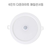 LED 매입센서등 매립센서 국산 15W, 주광색