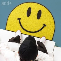 스마일 현관 사무실 화장실 베란다 러그 발매트 M2T, 3. M2T 스마일 반달 소자