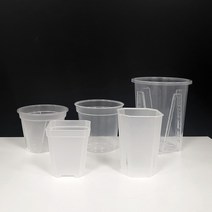 투명 플라스틱 화분 모음 삽목 난분 분갈이 모종 플분 호접란 투명분 슬릿 롱화분 서클링예방, 04.투명원형롱슬릿분10호