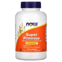 나우푸드 Super Primrose 달맞이꽃오일 1300mg 소프트젤 120정