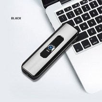 usb 충전 전기 라이터 플라즈마 듀얼 아크 방풍 휴대용 전기 라이터 화염 라이터 선물 생일 남성용, 07