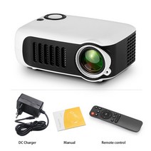 빔프로젝터 미니 3D LED 휴대용 프로젝터 홈 시네마 극장 비디오 게임 레이저 비머 스마트 TV 박스 HD 포트 A2000 을 통해 1080P 4K, [02] White, [02] 미국 플매트 카펫 러그