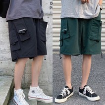 festen 남성 데일리 주머니 반바지 청 비치웨어 7부 칸투칸 면 여성 남성 수영복 반바지 eir0412*481102757oj