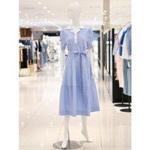 ab.f.z [ab.f.z] 배색카라깅엄체크반팔원피스 (KSX2QO08F)