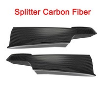 앞범퍼 스플리터 안개등 커버 트림 플랩 카나드 바디 키트 BMW 3 시리즈 스포츠 2012-2019, 03 Carbon Splitter