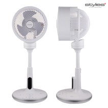 스타일리스 발터치 서큘레이터 BLDC 써큘레이터 32단 3D회전 선풍기 풋터치 스탠드, SW-K2209FR 발터치