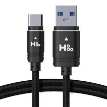 호후 C타입 USB 고속충전케이블 퀵차지 3.0 갤럭시S10 S9 S8 갤럭시노트9 노트8 길이별, 1개, C타입 고속충전케이블 150cm 1+1