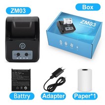 스티커제작기계 라벨프린터 네임프린터 zm03 미니 메이커 휴대용 열전 사 영수증 usb, 프린터와 선물, 미국 플러그