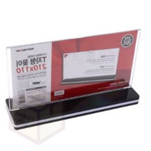 마켓프리 T자형 꽂이 210 POP가격표 사진꽂이 POP이름표 가격표꽂이 빵네임텍 피부샵가격표 베이커리네임텍 네일메뉴판 네일가격표, 가로형 210x110