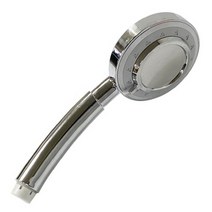 홈앤바쓰 온도 샤워기헤드 원터치 LED 샤워기 블랙, 상세 참조