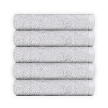 [일상다반사] 40수 코마사 200g 호텔 고급 수건 5장 세트, 연그레이 5장