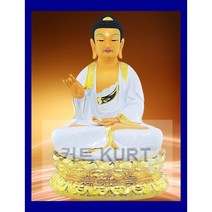 아미타불 부처님 불상 큐빅 그림 만들기 비즈 취미 구슬자수 대형 보석십자수 재료 세트, 90x110cm 전체 원형 큐빅