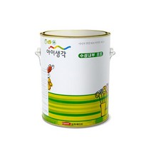 삼화페인트 아이생각 수성내부프로 친환경페인트 4L 무광, 블랙