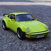 포르쉐 911 터보 3.0 다이캐스트 1976 모델 피규어 1 18, 그린 클래식