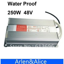 LED smps용 250W 48V 5.2A 방수 실외 단일 DC 출력 스위칭 전원 공급 장치, 한개옵션0