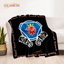 낮잠이불 스웨덴 유명 스카니아 플란넬 담요 프린트 부드러운 실내 장식 성인용 얇은 이불 캐주얼 사무실