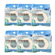 밴드골드 밴드포어 부직(종이) 반창고 화이트(흰색) 1.25cmX9.1m (소)/의료용/반창고/테이프/종이/부직, 6개