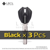 잠금장치 도난방지 오토바이 자전거 3Ps 바이크 오토바이 열쇠 교체 키 DUTI 몬스터 696 796 M1100S 821 84, 03 3 PCS Black