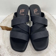 에스콰이아 에스콰이아 여성 발편한 경량 뮬 글리터 샌들 슬리퍼 7cm J283F