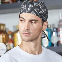 요리사 두건 주방 조리 식당 주방 직원 알바 머리카락 빠짐 방지 캡 제빵 위생모 조리모, 메쉬두건 스파이시