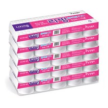 리빙 두루마리 화장지 50m 50롤 2겹 고급 화장실휴지 롤화장지, 1개