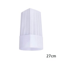 주방장 부직포 사각 종이모자 위생모자 업소용 조리도구 학교급식 한식당 싱글족, 27cm
