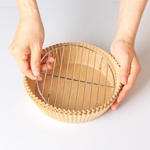 국산 무표백 에어프라이어 접시형 종이호일 스텐망 모음, 16cm 40매 + 스텐망 소