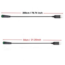 거제 Bafang BBS01 M620 UART 용 2M eBike USB 프로그래밍 케이블 미드 드라이브 전기 자전거 모터, 01 0.5M Length