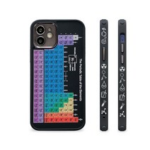 아이폰 14 13 12 11 프로 미니 케이스 커버 iphone case 화학 원소 주기율표 렌즈 보호 전화 for pro max x xs 7 8plus 학생 지식
