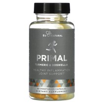 Eu Natural PRIMAL 강황 및 보스웰리아 함유 베지 캡슐 옵션확인필수