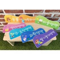 유치원 교구 영역 타이틀 보드 안내판 꾸미기재료, 과학영역