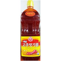 STNY_오뚜기 고추맛기름(1.5L) 업소용 요리용 용 가정용 식용 춧