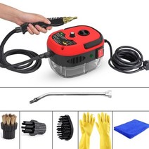 스팀청소기 2500w 가전 제품 고온 살균 에어컨 주방 후드 자동차 110v 220v, 빨간색, 유럽 ​​연합