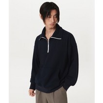 커스텀어클락 컨템포러리 하프 집업 맨투맨 스웨트셔츠 네이비 COOSTS231네이비