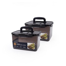 락앤락 숨쉬는 김치통 다크그레이 4.5L 2개, 없음
