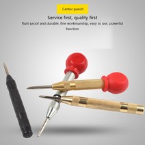 센터 펀치 자동 스프링 타입 로케이터 유리 발사 핀 창 차단기 세트 375ea07, Black
