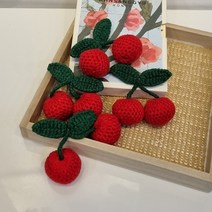 라임브릿지 왕체리 방울 핸드메이드 브로치