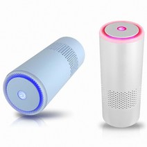 아이존아이앤디 LED 미니 공기청정기 EZ-NEW CIRCLE 블루, 620298 스카이블루