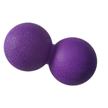 힐바디 고중량 땅콩 마사지볼/지압 마사지볼/듀얼볼/발마사지볼, 1개, 퍼플