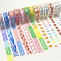 디자인 마스킹테이프 35종 모음 / 다이어리 꾸미기 / 다꾸, Daily 7종, 원고지(Manuscript paper)