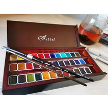 고체수채화물감 수채화물감세트 틴트물감 다니엘 스미스 오리지널 수채화 물감 세트 컬러, 36색 2ml