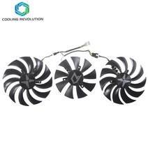 5700XT DATALAND Radeon RX 5600 5700XT XSerial Ares Plus 쿨러 냉각 팬용 GAA8S2U GA91S2H RX5700, 03 3PCS SET FAN