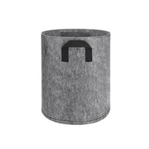 블루베리묘목재배 부직포 발코니 화분 텃밭 홈가드닝, 녹색 농축 40 구경X50 높이 [3 개]