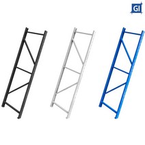 금일솔루션 중량랙 경량랙 조립식 철제선반 앵글선반, 기둥600(폭)×2000mm(높이)1개, 파랑, 1개