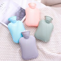 따뜻한 간편 휴대용 온수 물주머니 핫팩 500ml 1000ml, 스카이 500ml