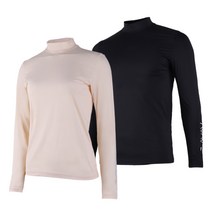 [AVAVE] 어베이브 골프 테니스 아쿠아엑스 냉감 쿨 티셔츠, 쿨 티셔츠 남성 블랙_100_L