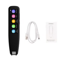 북스캔 책스캔 Wifi 무선 번역기 장치 사전 펜 스캐너 텍스트 스캔 읽기 다국어 지원 112 개 언어, 01 Black