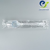 일회용수저 1P개별포장 스푼 숟가락 반투명 CJ 박스1500개