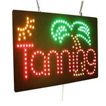 Tanning Sign TOPKING Signage LED Neon Open Store Window Shop Business Display Grand Opening, 1