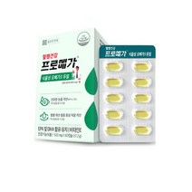 프로메가 식물성 오메가3 듀얼 620mg 60캡슐 x 6개, 단품, 단품